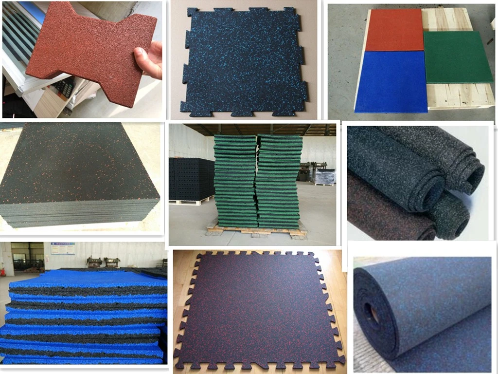 New Type Gym Flooring Rubber Tiles Mat