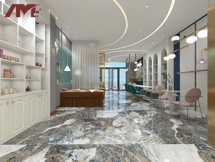 900*1800mm White Marble Store Large Porcelain Slab Floor Wall Tiles Sintered Stone