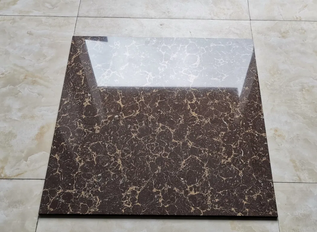 Brown/White/Black (color) etc. Glossy Porcelain Carpet Design Floor Tiles