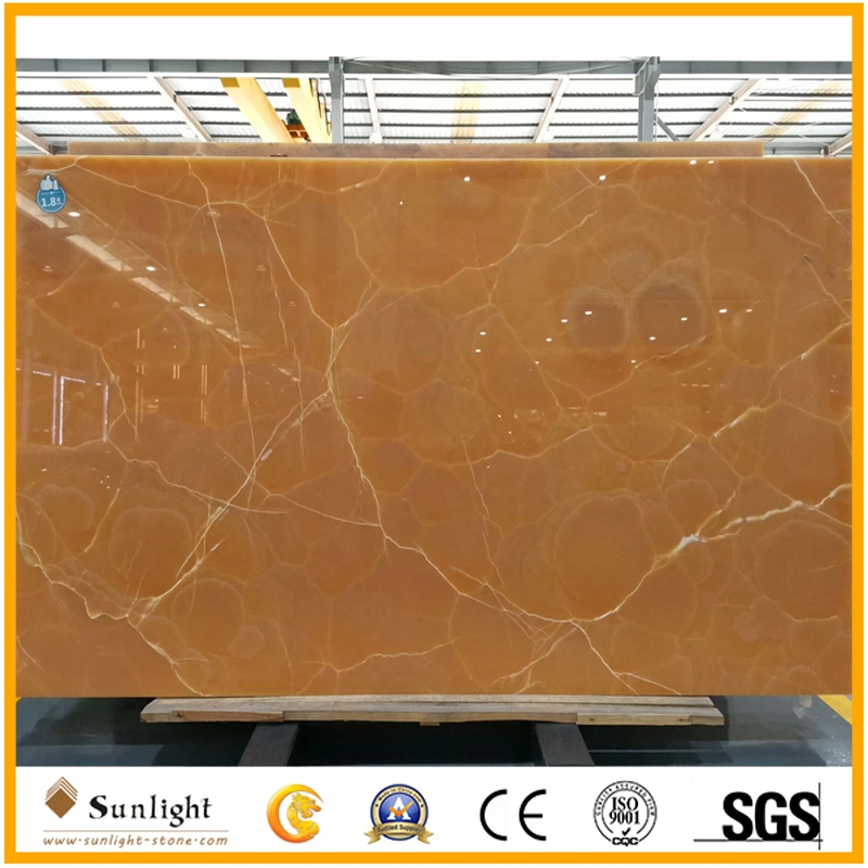 Polished Natural Stone Jade, Pink Onyx for Background Wall Tiles