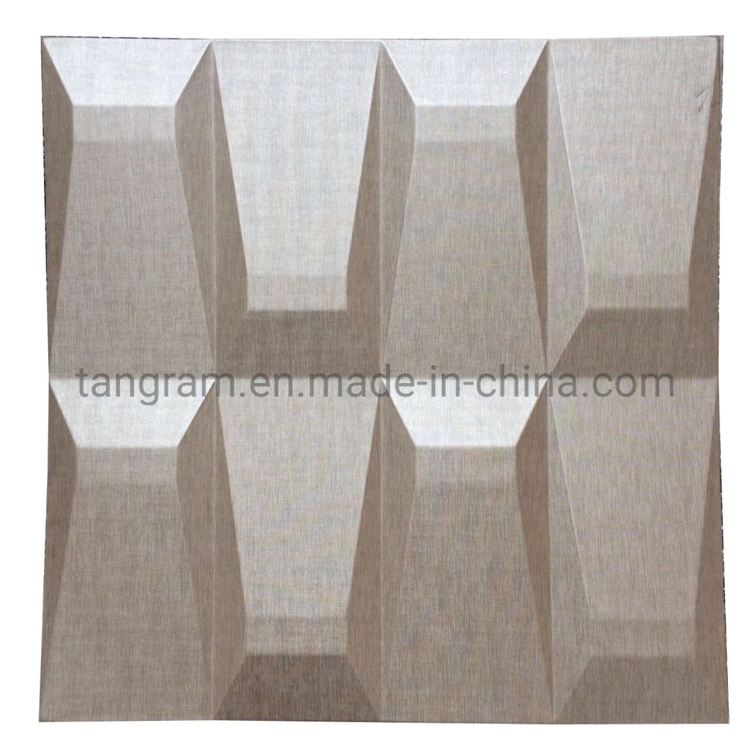 3D Faux Leather Wall Tiles Special Effect Wall Decoration