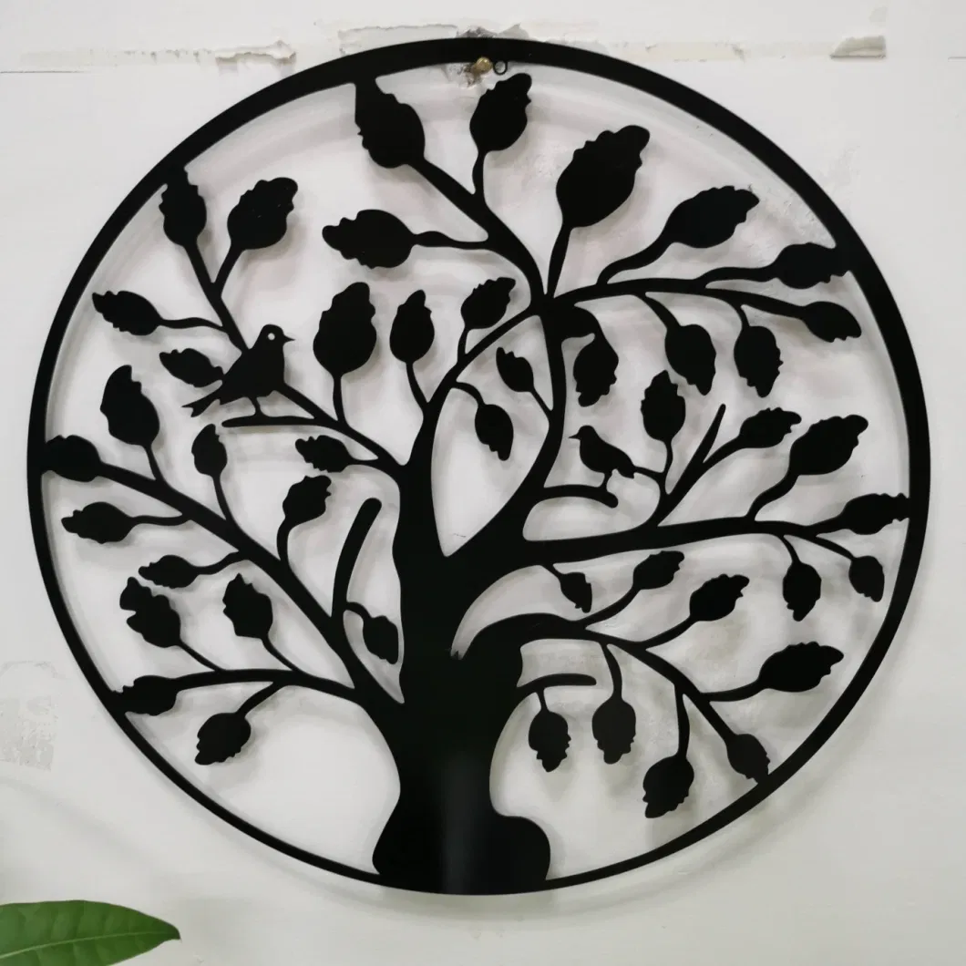 Modern Living Room Wall Decoration Metal Leaf Wall Hanging