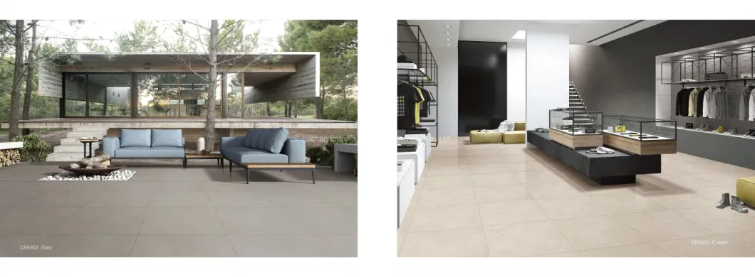 Rustic Porcelain Tiles Ceramic Tiles Cement Look Floor Wall Tiles Element Series