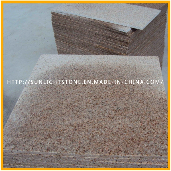 Cheap G682 Sunset Gold Misty Yellow Granite Flooring Tiles