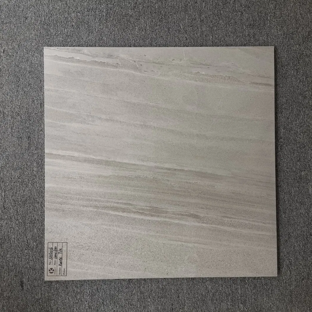 White Marble Tile Rustic Glazed Porcelain Flooring Tiles for Kitchen Decoration