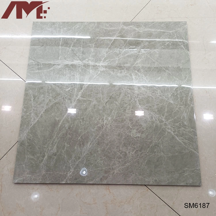 China Supplier Gray Indoor 600X600 Full Glazed Porcelanato Polished Porcelain Tile