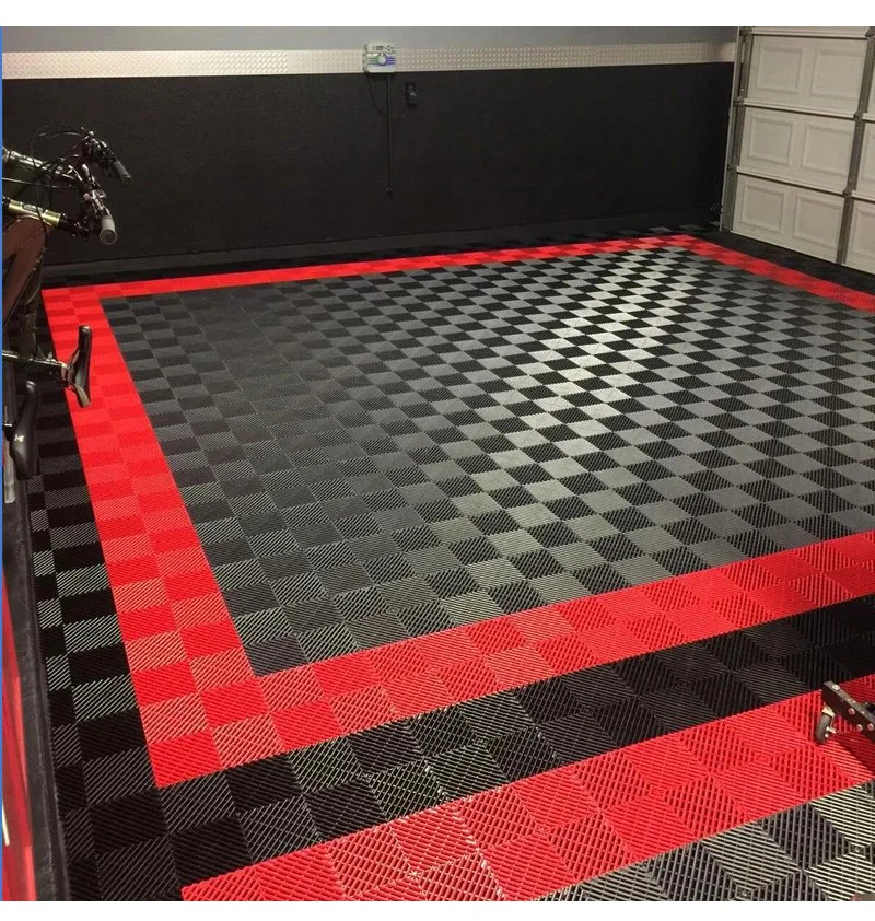 All Environment Suitable PP Removable Interlocking Plastic Garage Floor Tiles