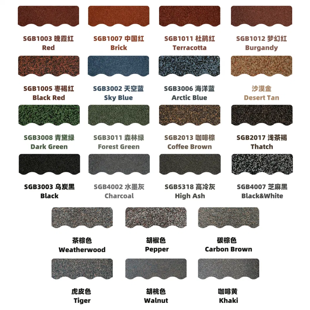 East Africa Classical Colored Sand Coated Metal Roof Shingles Production Line Recyclable Roofing for Wood Roof