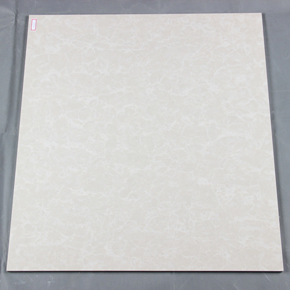 Building Material Double Loading White Pulati Polished Porcelain Tile for Interior Flooring