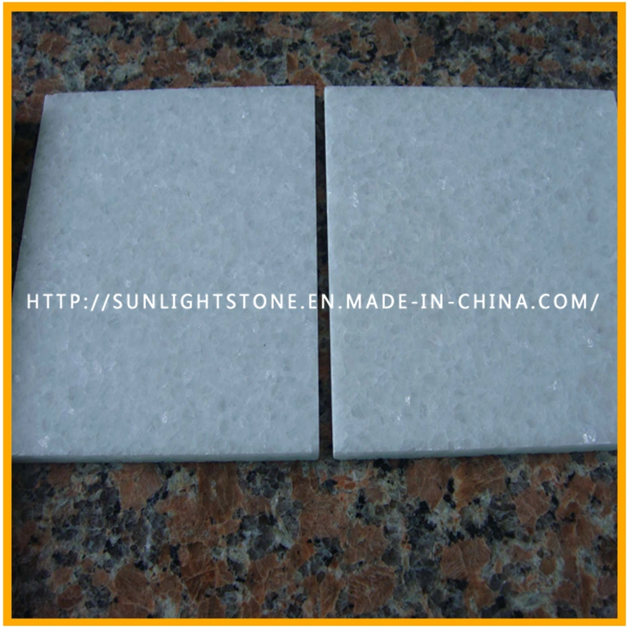 Cheap China Pure White /Crystal White Marble Large Floor Tiles