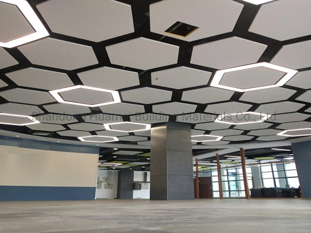 Acoustic Clouds Ceiling Tiles for Hexagonal Ceiling