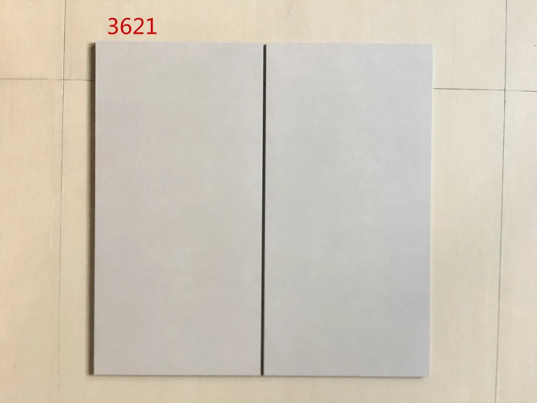 600X600 Pure Grey Porcelain Tiles for Project Floor and Wall