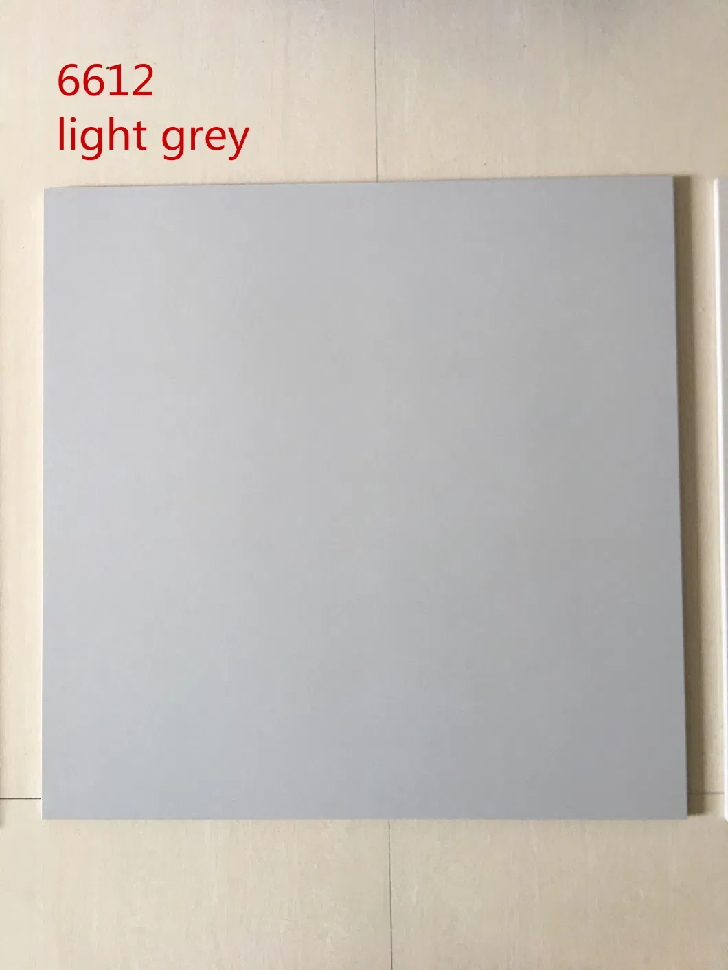 600X600 Pure Grey Porcelain Tiles for Project Floor and Wall