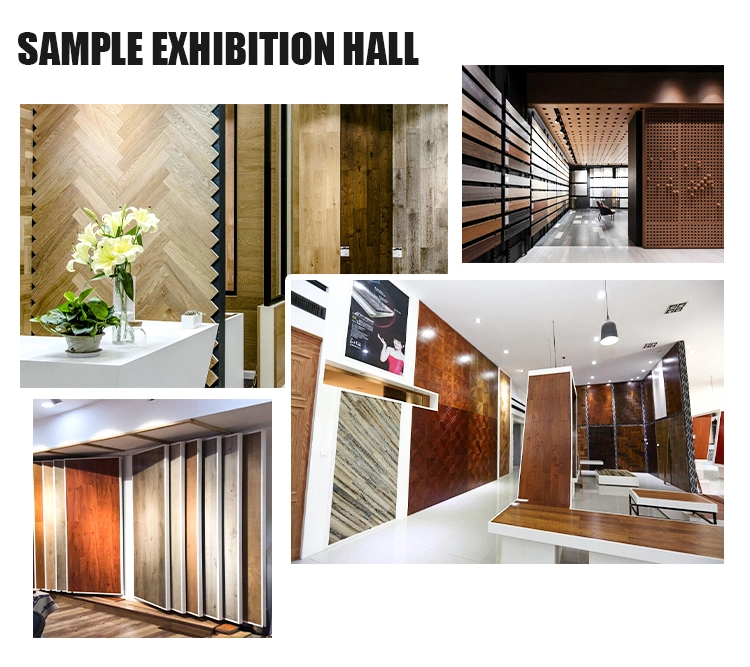 Exhibition Hall Fashion Style 4mm Spc Click Vinyl Plank Flooring