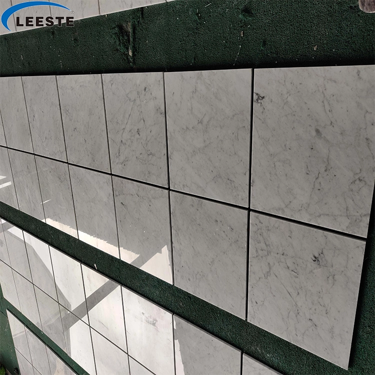 Popular Natural Bianco Carrara White Marble Slab and Tile for Hotel Wall Floor Decorate