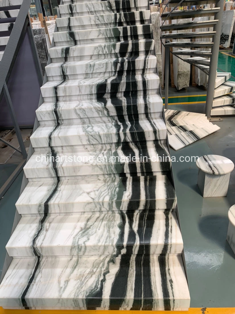 Nature Grey Marble Limestone Stair and Tile