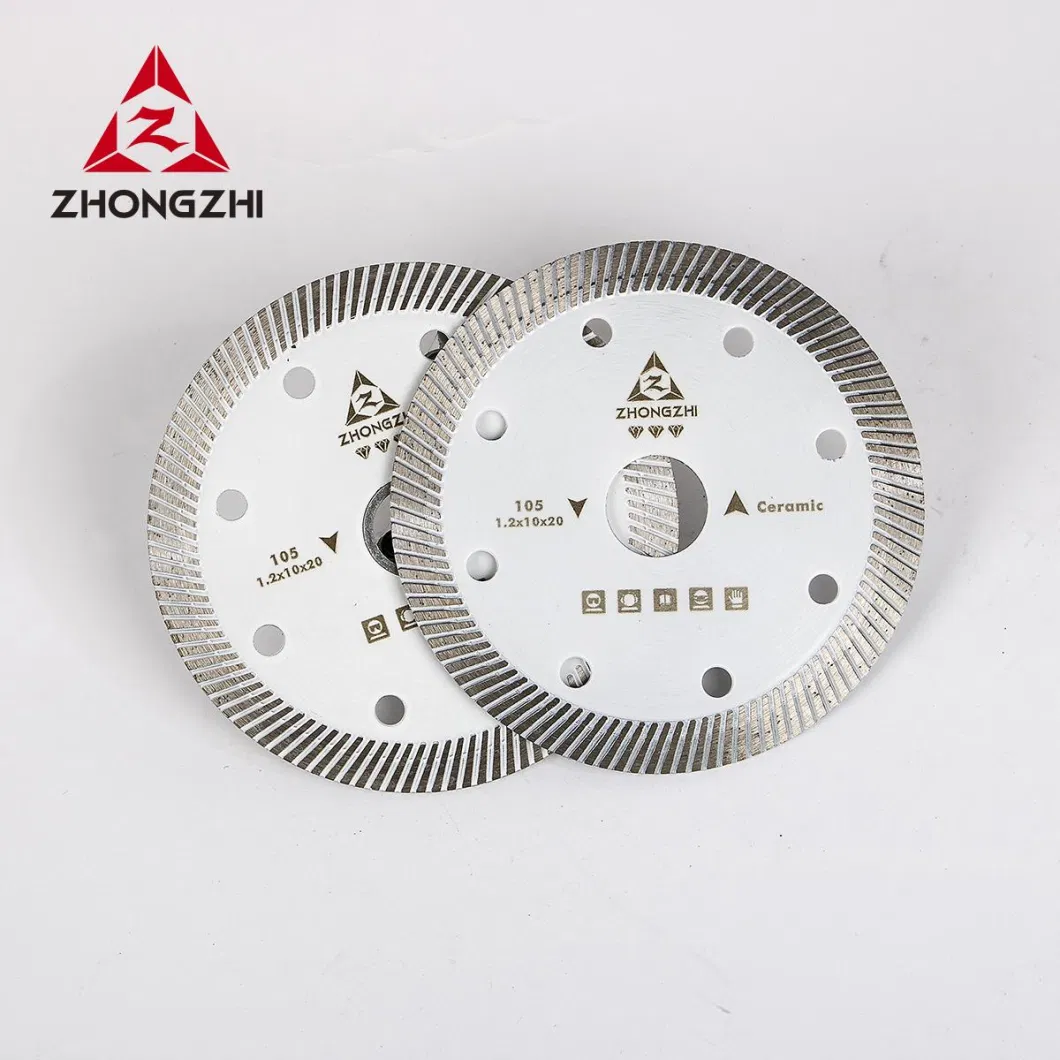 Continuous Turbos Tile Cutter Saw Blade for Porcelain Ceramic Tile