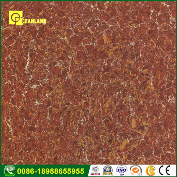 China New Product White Ivory Marble Polished Porcelain Floor Tile