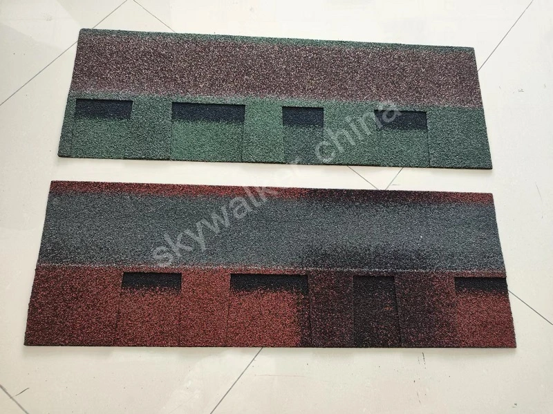 Cheap 3 Tab Harbor Asphalt Shingle Multicolored Laminate Roof Shingles for Wooden House Cement Roofing Materials/Export to Southeast Asia