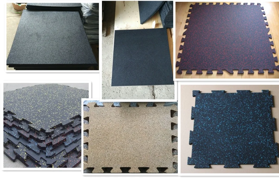 New Type Gym Flooring Rubber Tiles Mat