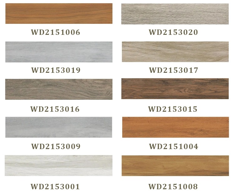 200X1000mm/20X100cm Matt Surface Non-Slip Wood Like Ceramic Tiles Floor