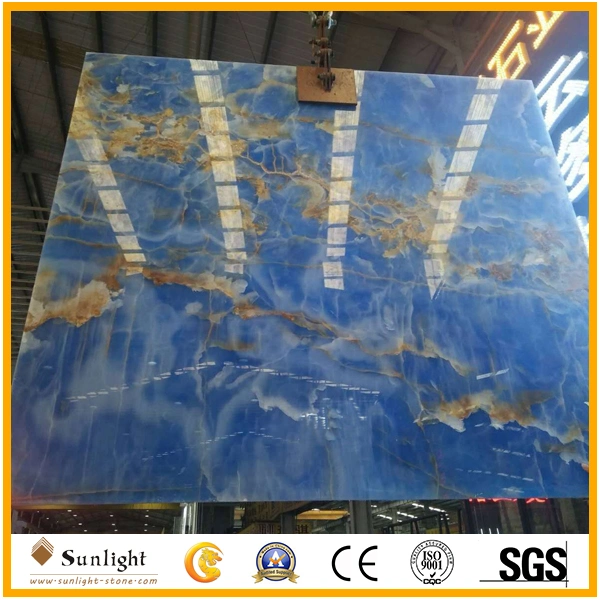 Natural Polished Stone Blue/Green/Black Onyx for Wall Tiles, Flooring Tiles,