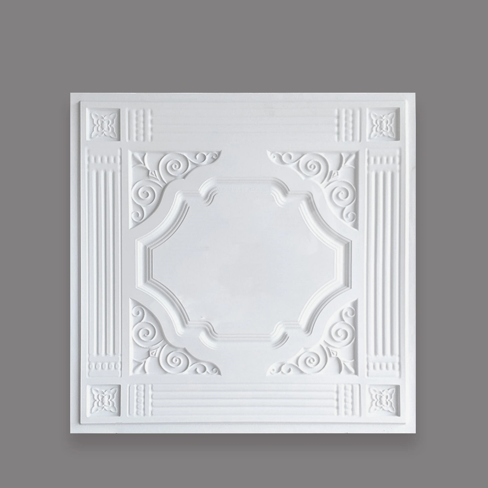 24X24 Inches Moistureproof 3D PVC Ceiling Tile for Home Decor