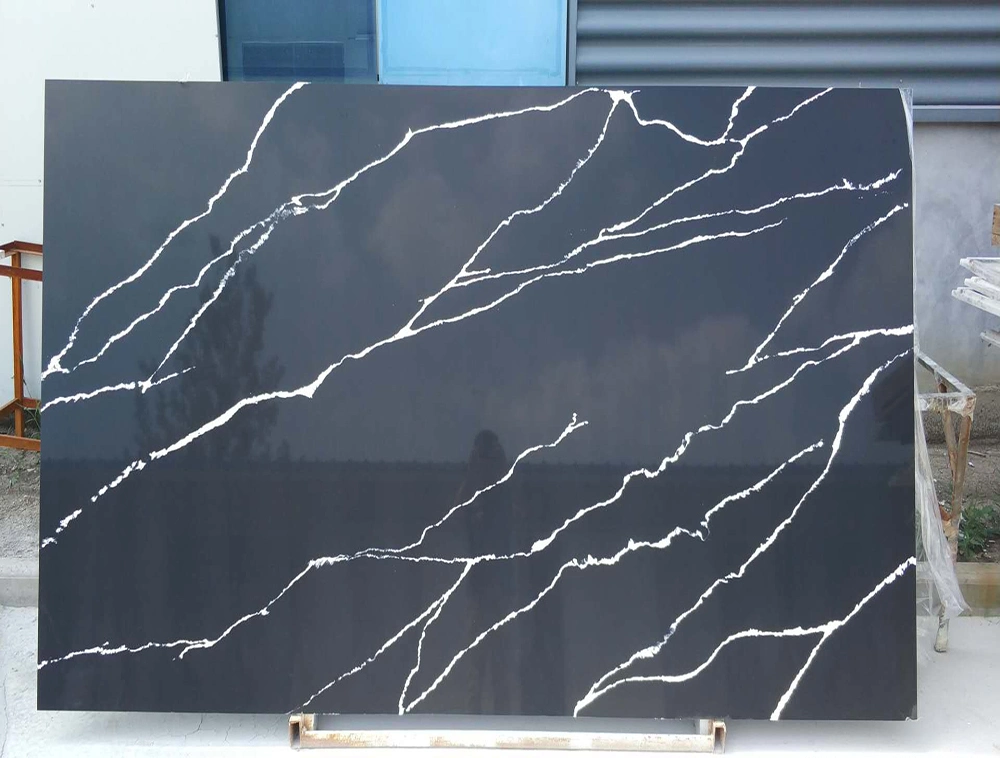 Carrara Bianca Quartz Stone Countertop Slabs &amp; Tiles Kitchen, Bathroom Countertop, Flooring