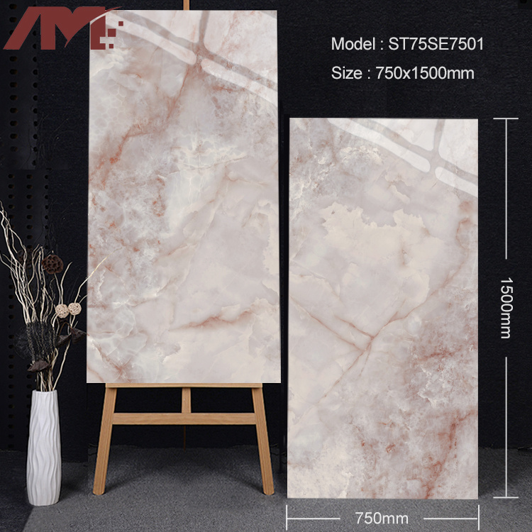 China Marble Cheap Tile Polished Porcelain Bathroom Sintered Stone 750mm*1500mm