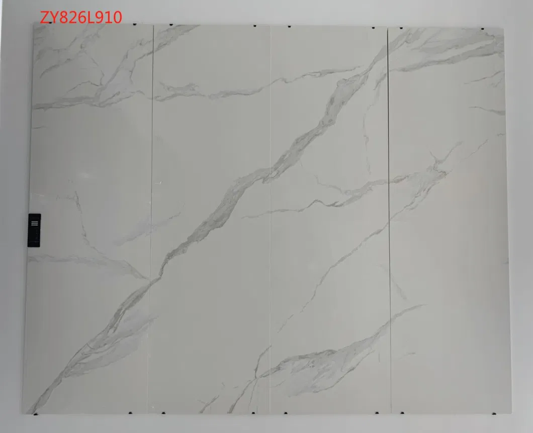 Modern Style Villa Floor Wall White Marble Large Porcelain Tiles Slab