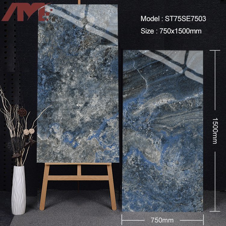 China Marble Cheap Tile Polished Porcelain Bathroom Sintered Stone 750mm*1500mm