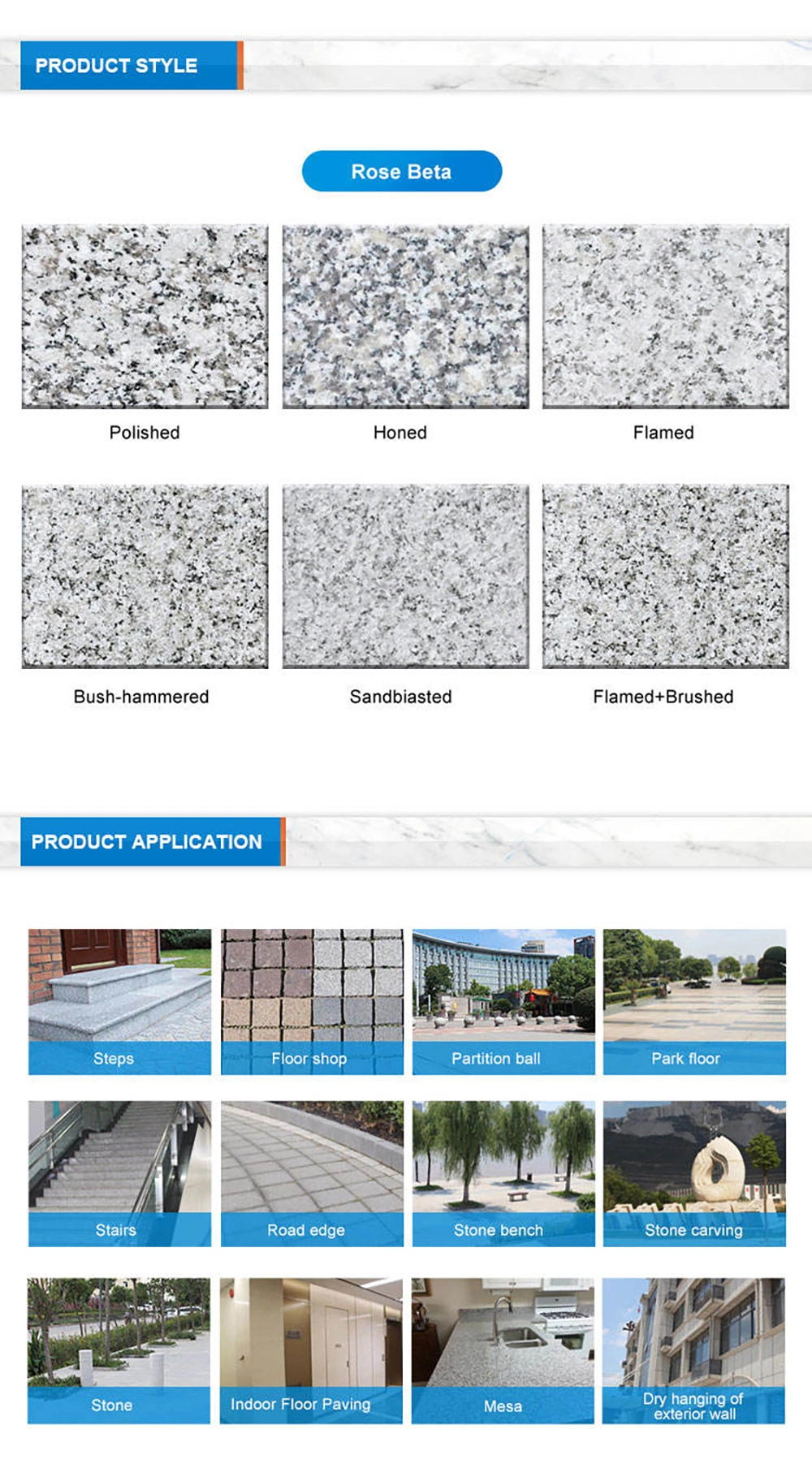 Night Snow Granite for The Wall Decoration Flooring Tile