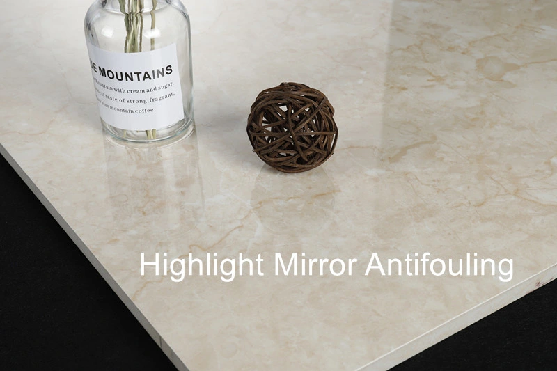 800X800mm Grey Marble Look Sitting Room Wear Resistant Polished Glazed Porcelain Tile