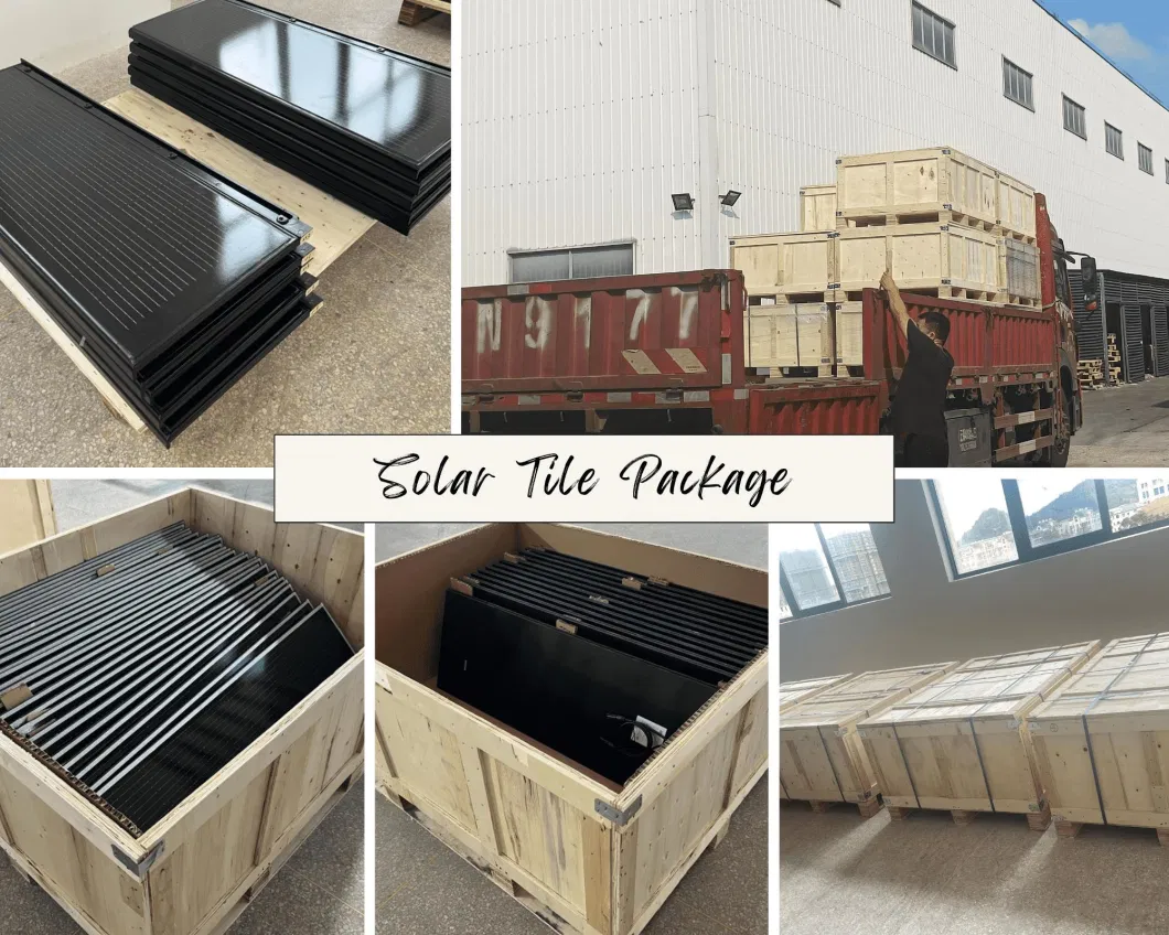 Direct Factory Solar Energy House Tiles Made in China