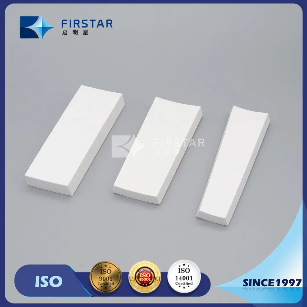 Abrasive Wear Resistant Alumina Ceramic Trapezoidal Pipe Tiles for Cyclones Liner