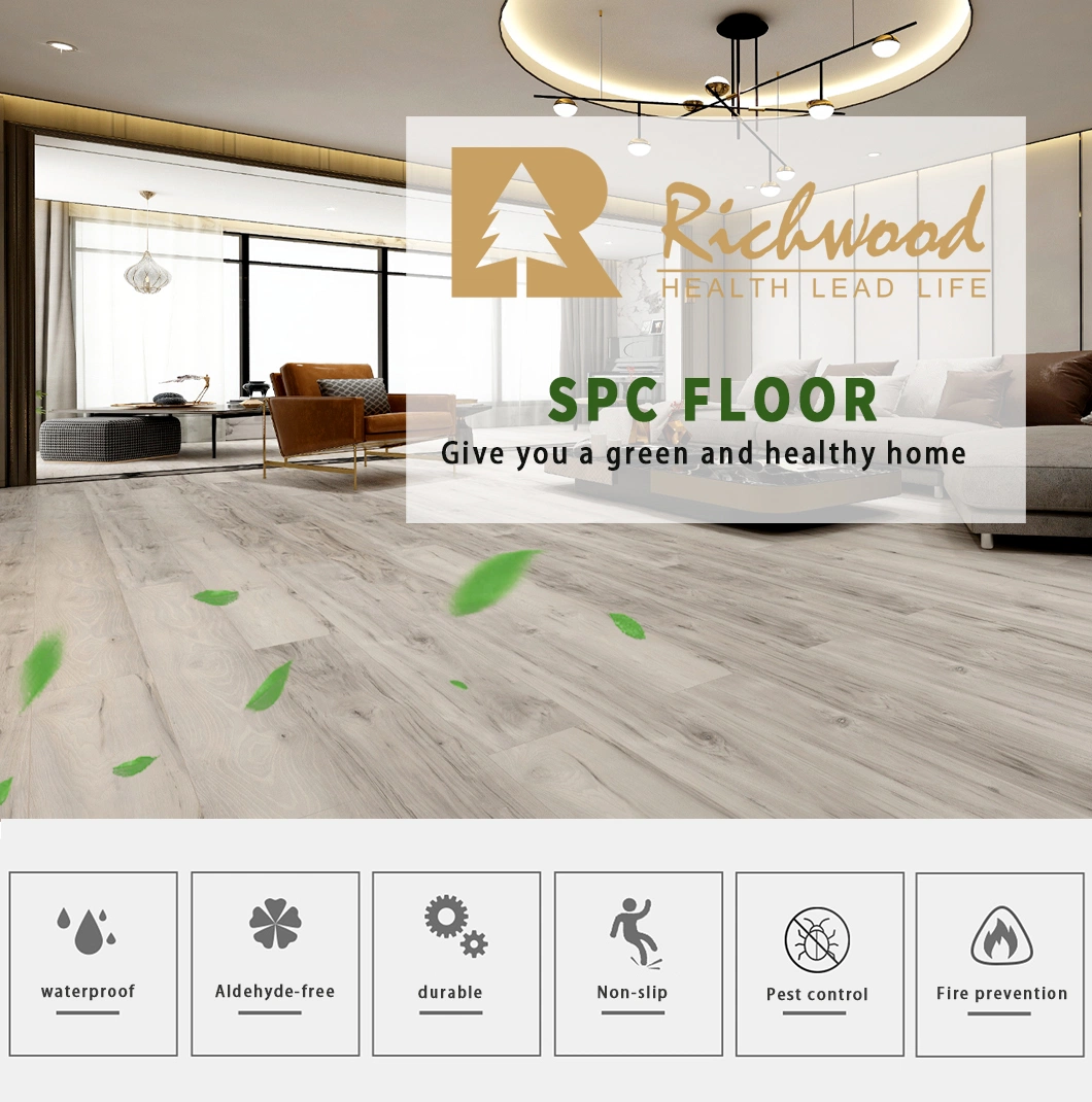 Eco-Friendly Regular Spc Flooring Luxury Vinyl Waterproof Flooring