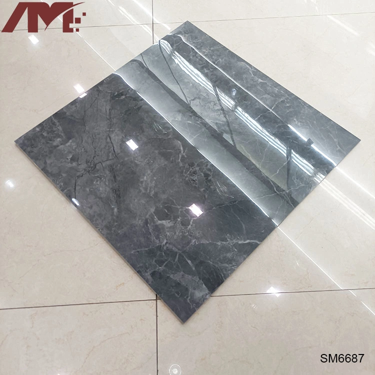 China Supplier Gray Indoor 600X600 Full Glazed Porcelanato Polished Porcelain Tile