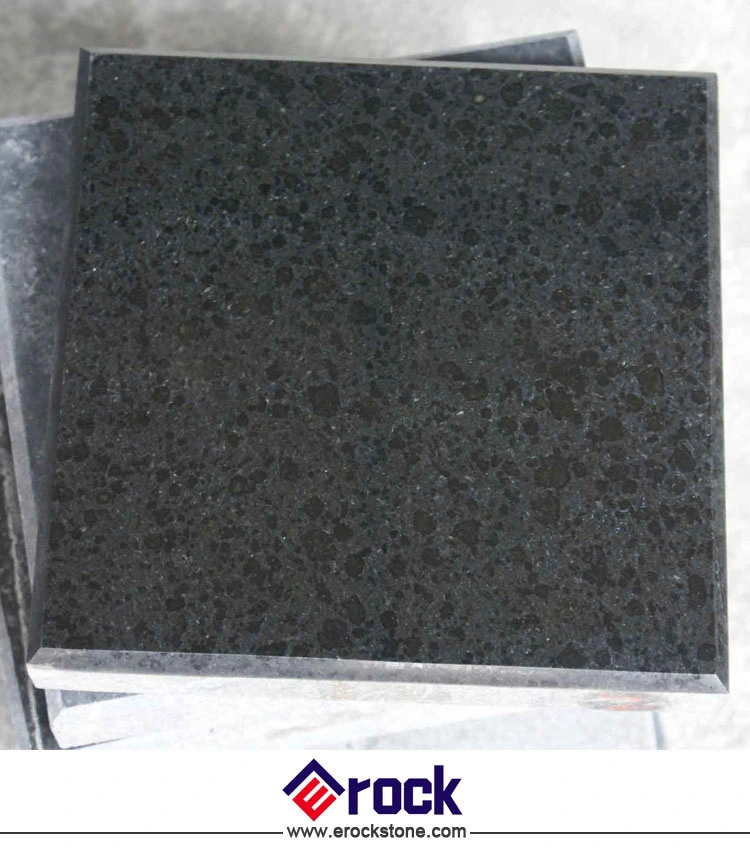 Polished G684 Black Pearl Granite Tiles for Indoor Floor Tiles