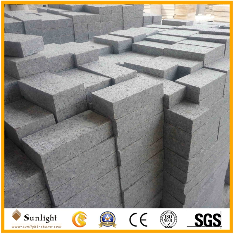 Cheap Grey Sea Flower Granite Stone Rhombus Paving Stones for Landscape