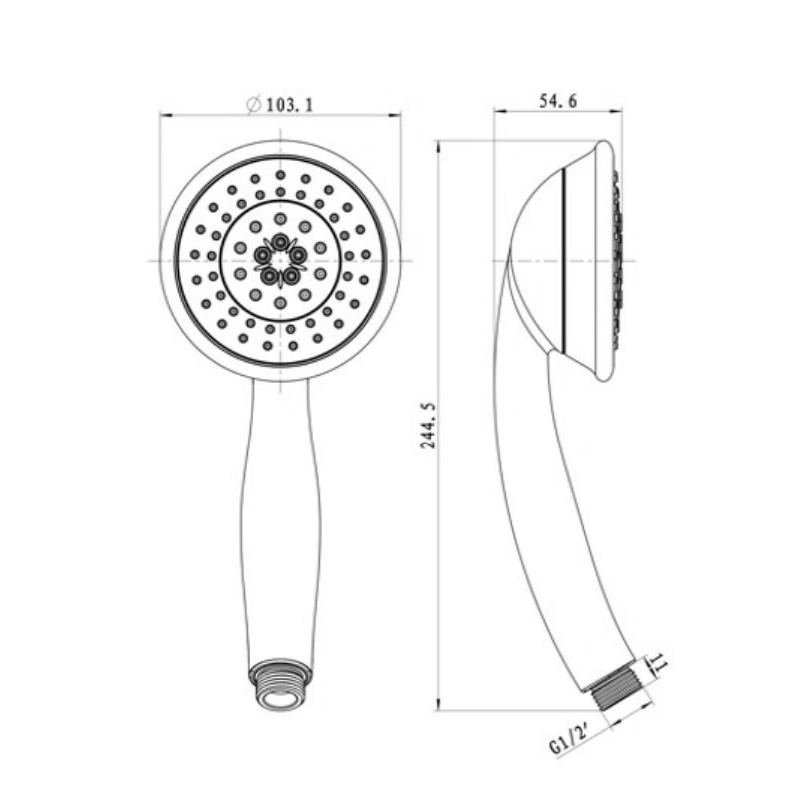 2in1 Shower Combo Hot Sell Shower Head and Hand Shower Adjustable Shower