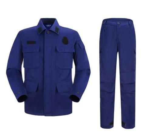 Navy Blue Wholesale Rip-Stop Tactical Uniform Dark Blue Workwear Uniform