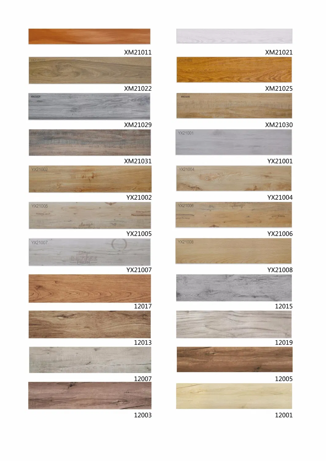 6X32 Wood Look Ceramic Floor and Wall Tile for Livingroom