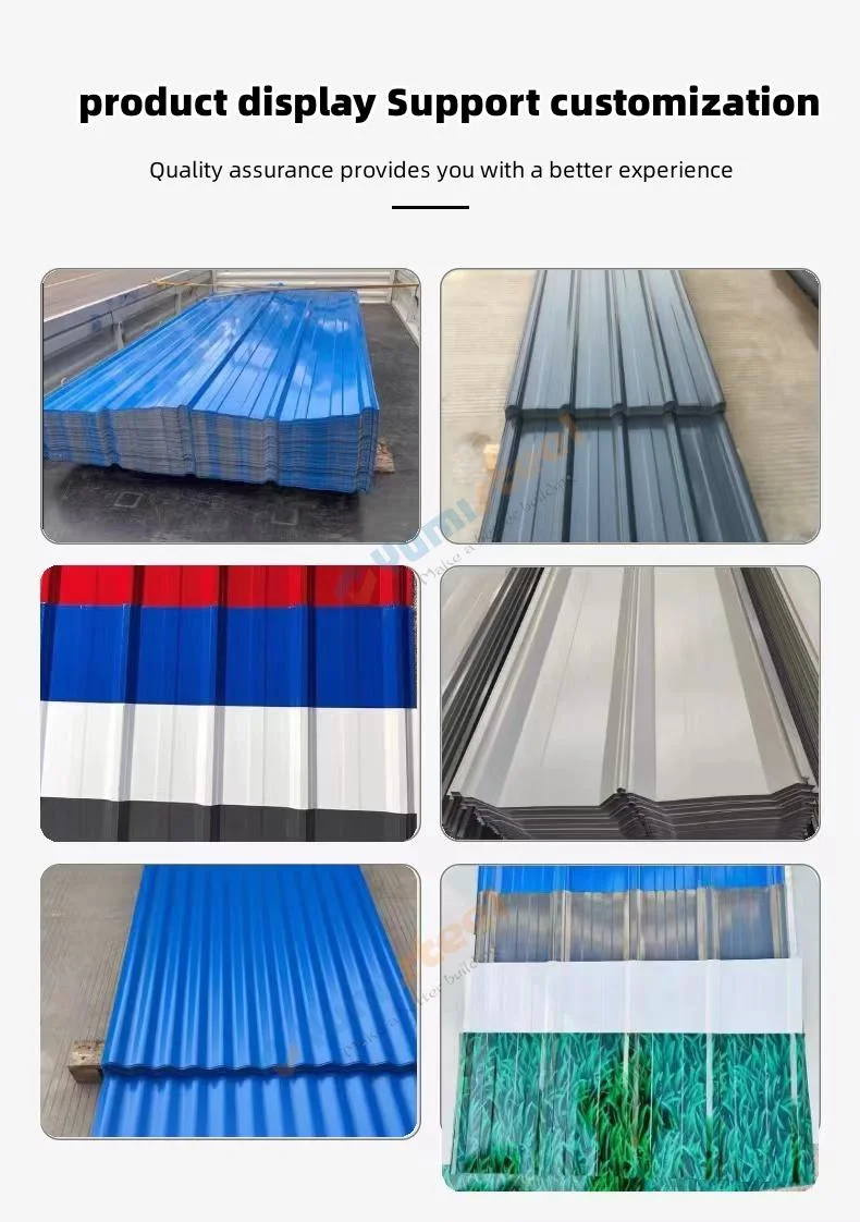 Color Steel Tile Steel Structure Building Material Color Coated Galvanized Iron Metal Roof/Wall Panel Color Galvanized PPGI Retro Glazed Tile