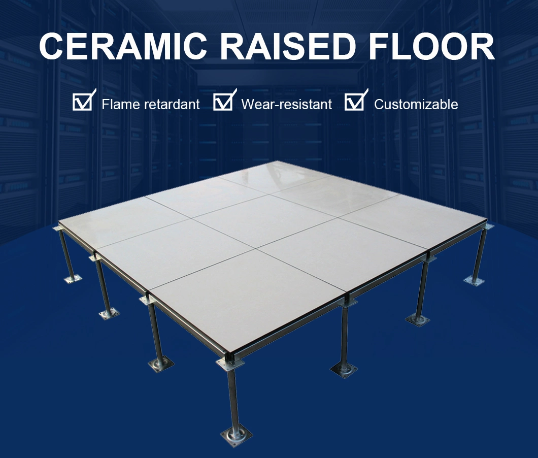 Factory Provided Excellent Antistatic Performance Ceramic Raised Floor Used for Clean Room, Electronic Device Factory