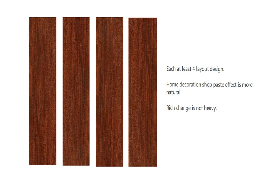 Dark Color Wood Grain Tile for Kitchen