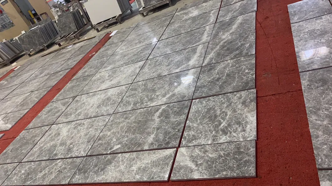 Kanes Grey Marble Tiles with Busy Looking Veins for Projects