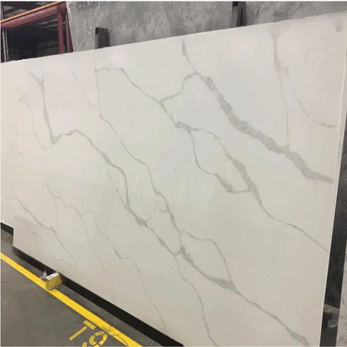 Bianco Calacatta White Quartz Slabs Price for Sale