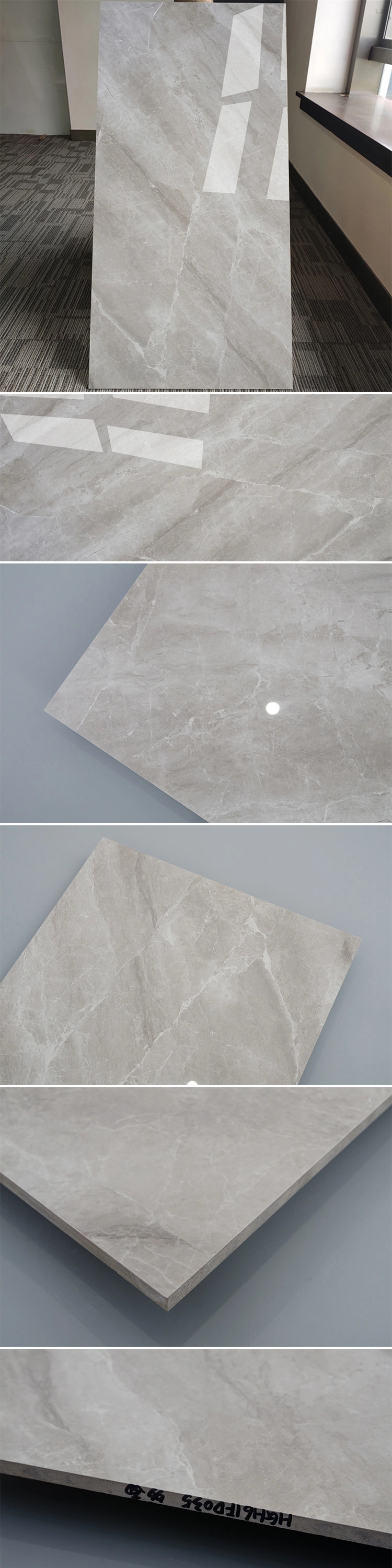 600X1200mm Gray Marble Texture Standard Ceramic Wall Tile Sizes