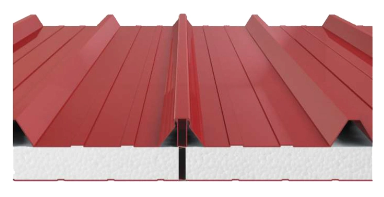 Latest Design Rock Wool Insulated Roofing Fireproof Wall Sandwich Panel