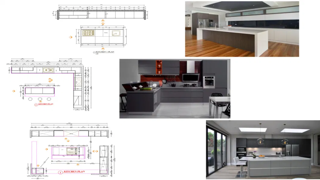 Factory Direct Luxury Kitchen Cabinet Wooden Cuisine Whole Sale Kithcen Cabinet